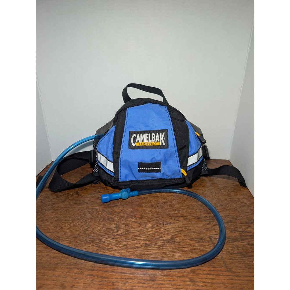 CamelBak FlashFlo Hydration Waist Pack Blue Black OS Good Lumbar Hiking Bag